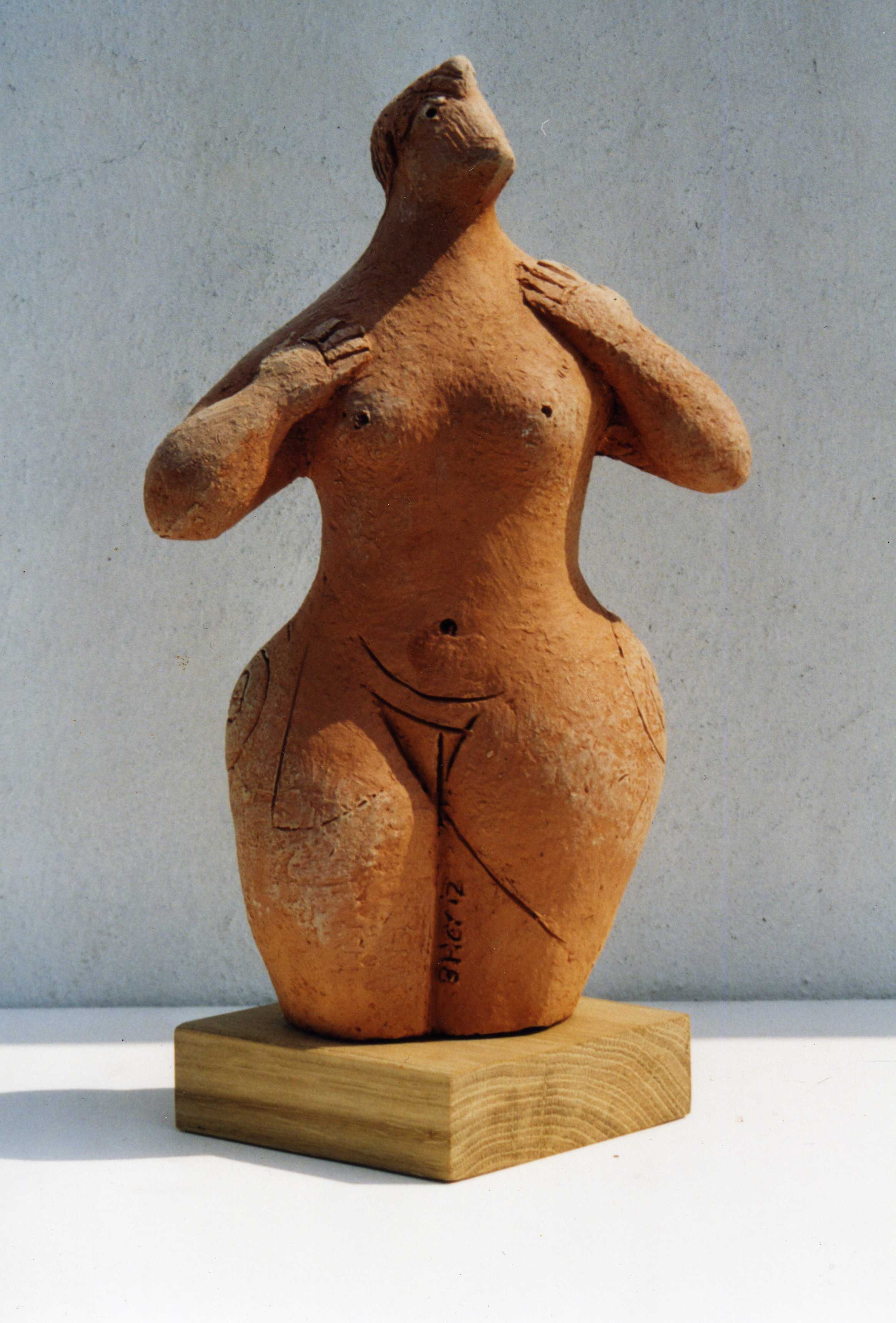 Goddess figurine, terracotta, 2002